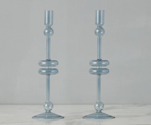 Load image into Gallery viewer, etuHOME Large Glass Candlestick Pair
