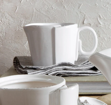Load image into Gallery viewer, Vietri Lastra White Creamer - White