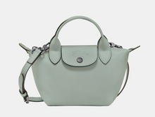 Load image into Gallery viewer, Pale Green Longchamp Le Pliage Xtra Top Handle X-Small Handbag