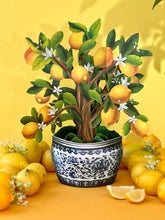 Load image into Gallery viewer, FreshCut Paper Lemon Blossom Tree Pop-Up Greeting Card