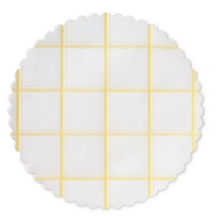 Load image into Gallery viewer, Plate & Pattern Lemon Chiffon Flat Plate Liners