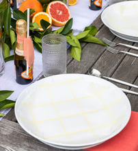 Load image into Gallery viewer, Plate & Pattern Lemon Chiffon Flat Plate Liners