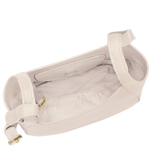 Load image into Gallery viewer, inside of the cream colored bag