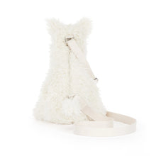 Load image into Gallery viewer, Jellycat Munro Scottie Dog Shoulder Bag back view showing zipper back and shoulder strap