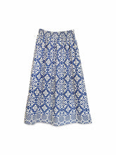 Load image into Gallery viewer, Madelyn Midi Skirt - Rosetta Tile Navy