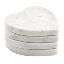 Load image into Gallery viewer, Marble Heart Coaster - Set of 4