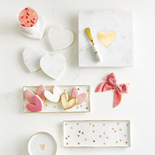 Load image into Gallery viewer, Marble Heart Coaster - Set of 4