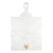 Load image into Gallery viewer, Marble Serving Board with Handle - Heart