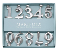 Load image into Gallery viewer, Mariposa Number Candle Holder Set