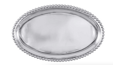 Load image into Gallery viewer, Mariposa Pearled Large Oval Platter