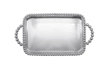 Load image into Gallery viewer, Mariposa Pearled Medium Service Tray