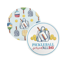 Load image into Gallery viewer, Mariposa Pickleball Served All Day Beaded Coaster Set