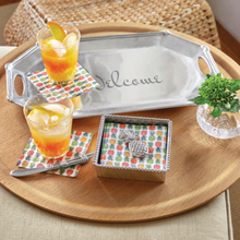 Load image into Gallery viewer, Mariposa Tropical Pineapple Cocktail Napkin Box