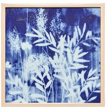 Load image into Gallery viewer, Cyanotype Botanicals Hand Painted Ceramic Wall Art
