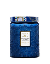 Load image into Gallery viewer, blue jar candle