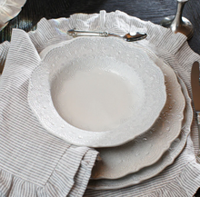 Load image into Gallery viewer, Merletto White Pasta/Soup Bowl - FINAL SALE