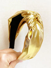 Load image into Gallery viewer, Gold Metallic Headband