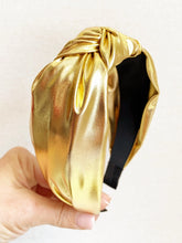 Load image into Gallery viewer, Gold Metallic Headband