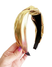 Load image into Gallery viewer, Gold Metallic Headband