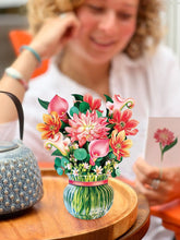 Load image into Gallery viewer, FreshCut Paper Mini Dear Dahlia Pop-Up Greeting Card