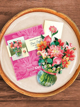 Load image into Gallery viewer, FreshCut Paper Mini Dear Dahlia Pop-Up Greeting Card