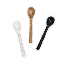 Load image into Gallery viewer, Mini Hand-Carved Wood Spoons - Set of 3