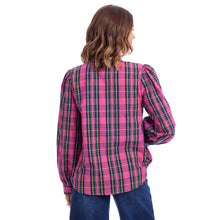 Load image into Gallery viewer, Mitzy Plaid Top - FINAL SALE