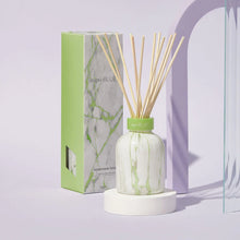 Load image into Gallery viewer, Capri Blue Honeydew Crush Modern Marble Petite Reed Diffuser, 5.7 fl oz