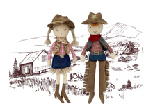 Load image into Gallery viewer, Mon Ami Clementine Cowgirl Doll
