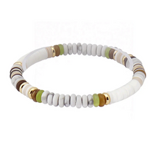 Load image into Gallery viewer, Multicolored beaded bracelet on a white background