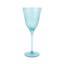 Load image into Gallery viewer, Vietri Natalia Teal Water Glass