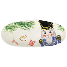Load image into Gallery viewer, Vietri Nutcrackers Small Narrow Oval Platter