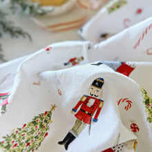 Load image into Gallery viewer, Close up of Nutcracker Tea Towel