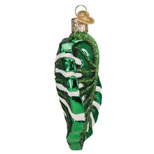 Load image into Gallery viewer, side view of the Old World Christmas Monstera Leaf Ornament