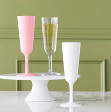 Load image into Gallery viewer, Hester & Cook Opaque White Champagne Symglass