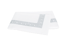 Load image into Gallery viewer, Matouk Ophelia flat sheet with silver accents