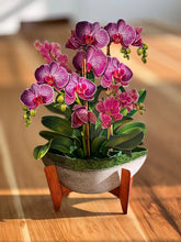 Load image into Gallery viewer, FreshCut Paper Orchid Oasis Pop-Up Greeting Card