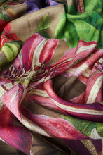 Load image into Gallery viewer, Powder Oversized Botanicals Kimono Jacket Slate