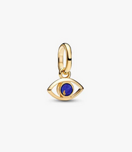 Load image into Gallery viewer, PANDORA Blue Evil Eye Mini Dangle Charm