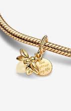 Load image into Gallery viewer, PANDORA Glow-in-the-dark Firefly Dangle Charm - 14k Gold