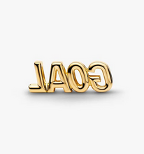 Load image into Gallery viewer, Gold letter 'G' charm on a white background