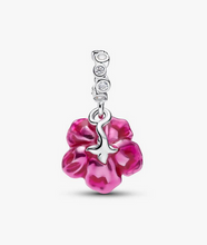 Load image into Gallery viewer, PANDORA Hibiscus Dangle Charm