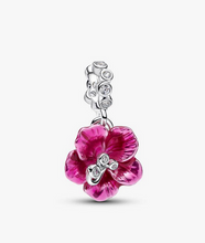 Load image into Gallery viewer, PANDORA Hibiscus Dangle Charm