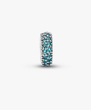 Load image into Gallery viewer, PANDORA Ice Blue Stone Spacer Charm