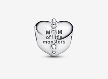 Load image into Gallery viewer, PANDORA Mom’s Little Monsters Heart Charm