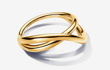 Load image into Gallery viewer, PANDORA Organically Shaped Infinity Ring - 14k Gold Plated