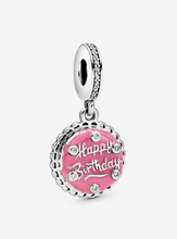 Load image into Gallery viewer, PANDORA Pink Birthday Cake Dangle Charm
