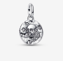 Load image into Gallery viewer, PANDORA Skull Medallion Charm