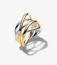 Load image into Gallery viewer, PANDORA Two-Tone Entwined Band Ring