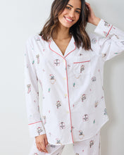 Load image into Gallery viewer, Printfresh Holiday Cats Cloud Long Pajama Set - FINAL SALE